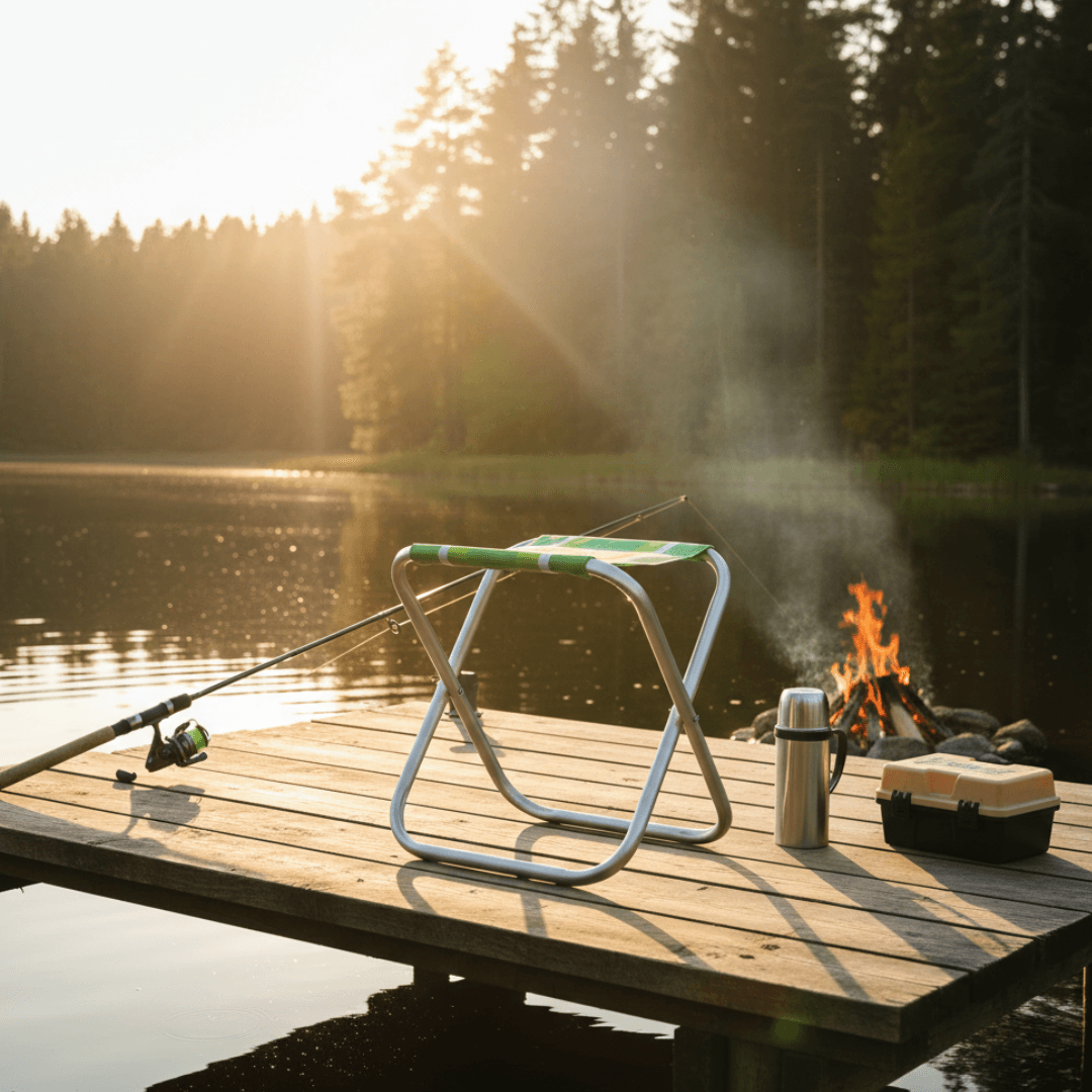 Encontraproduto.com.br - Banqueta Dobrável Alumínio Praia Pesca Camping Bel Fix